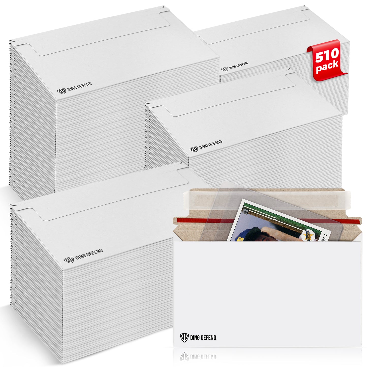 Card Shipping Envelopes - 7 x 4.35 Inches Trading Cards Self-Adhesive Mailers