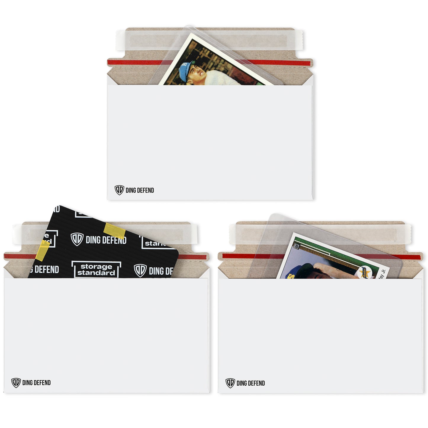 Card Shipping Envelopes - 7 x 4.35 Inches Trading Cards Self-Adhesive Mailers