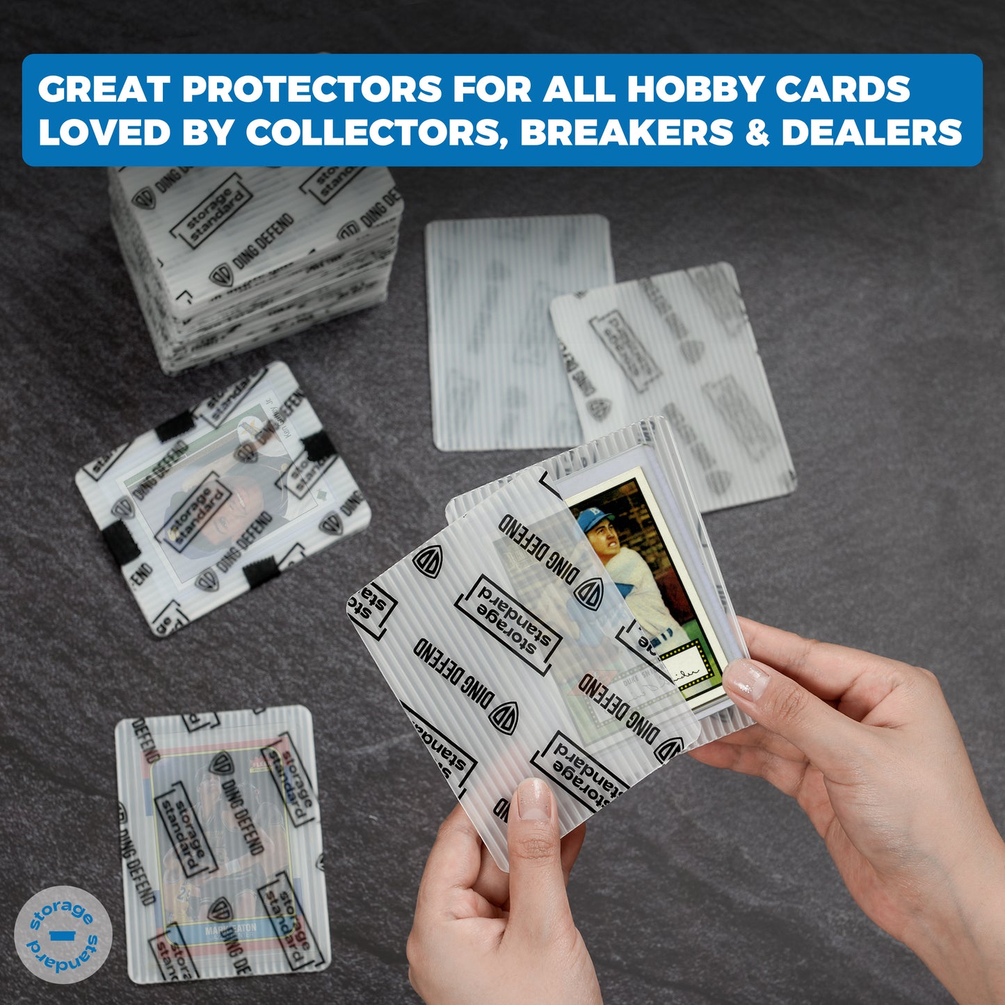 Trading Card Shipping Protectors, 3.5" x 4.5"