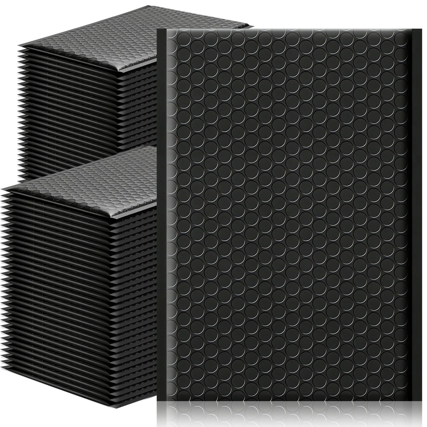 6" x 10" Bubble Mailers - Black