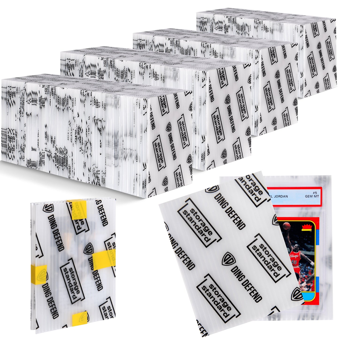 Trading Card Shipping Protectors, 4'' x 6''
