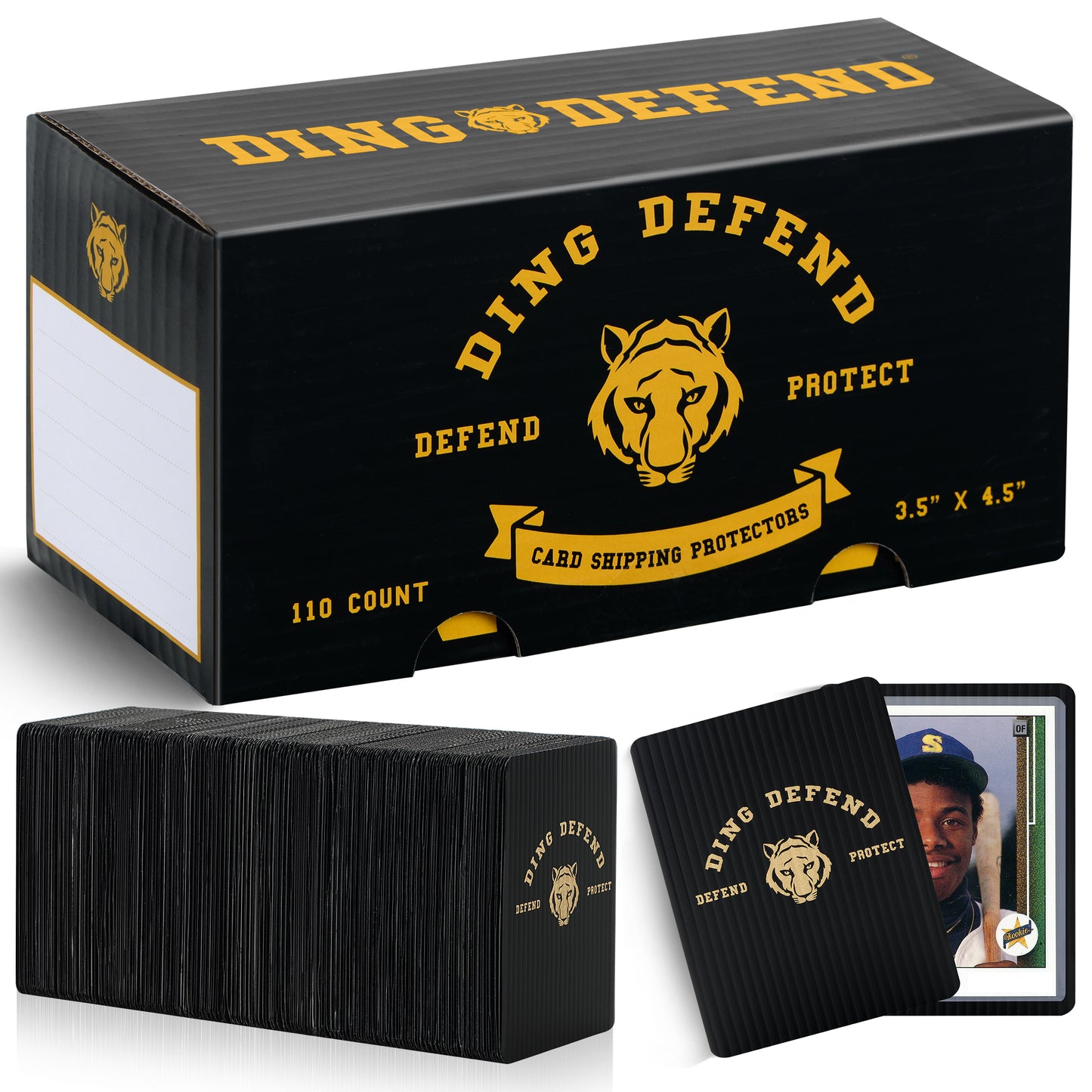 Tiger Card Shipping Protectors, 3.5" x 4.5"