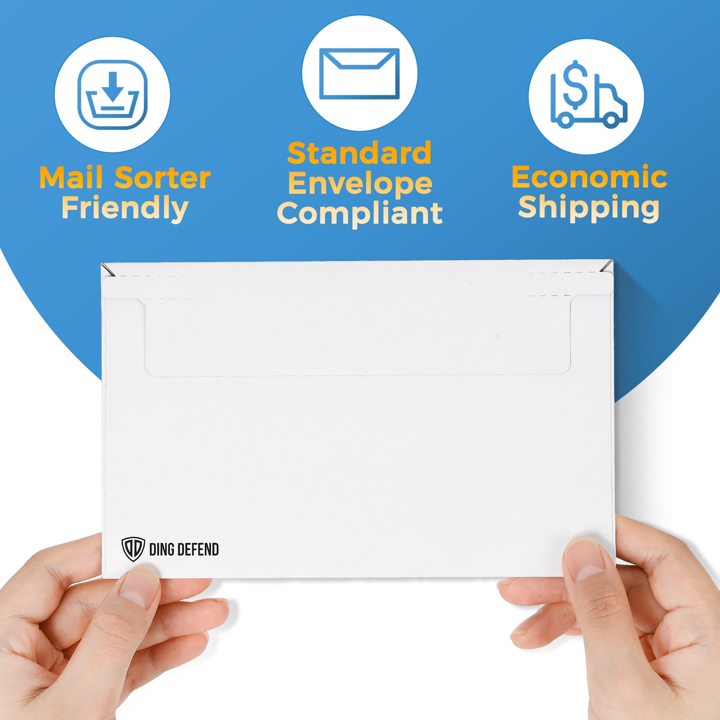 Card Shipping Envelopes - 7 x 4.35 Inches Trading Cards Self-Adhesive Mailers