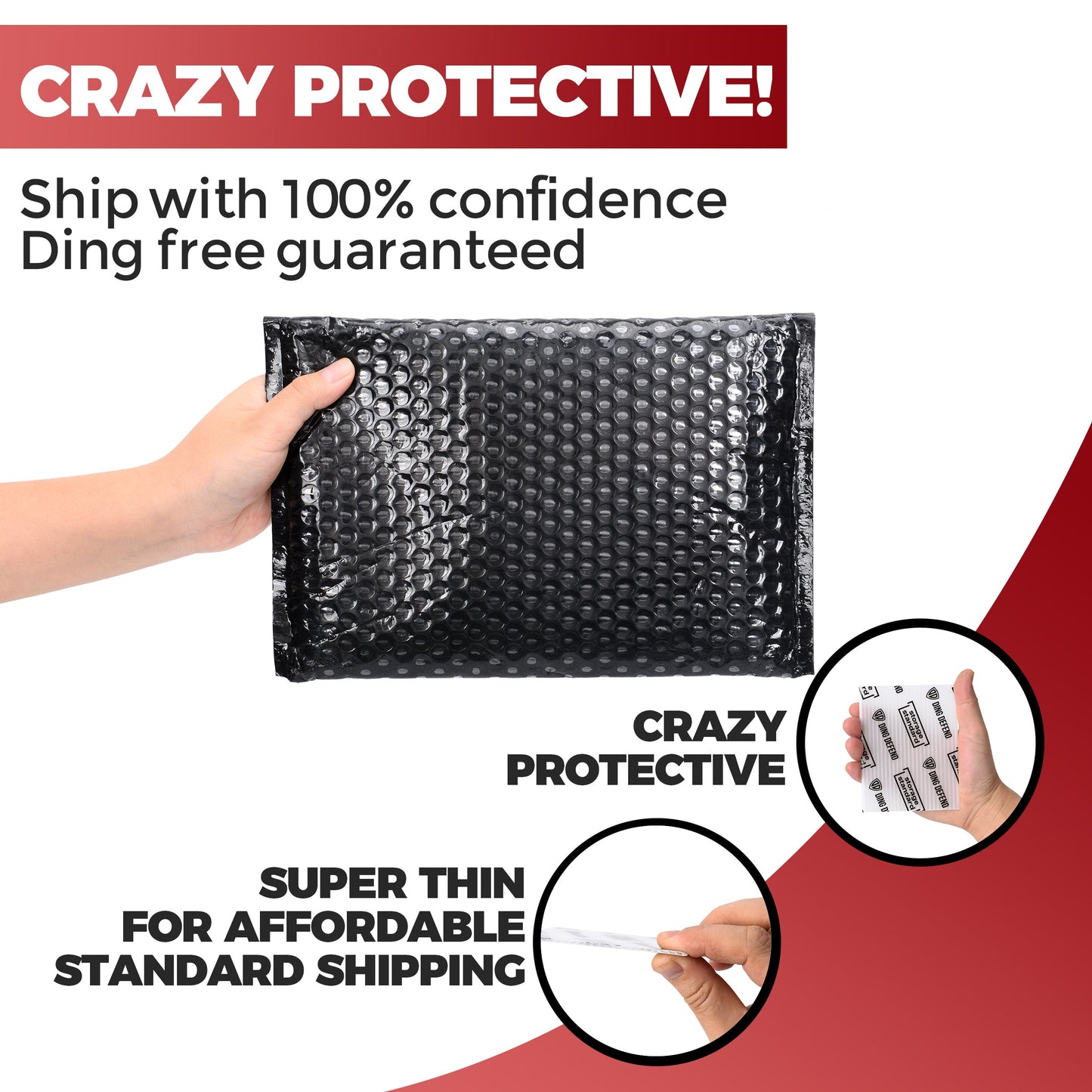 Trading Card Shipping Protectors, 4'' x 6''