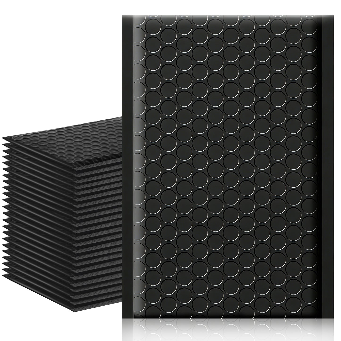 4" x 8" Bubble Mailers - Black