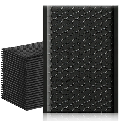 4" x 8" Bubble Mailers - Black