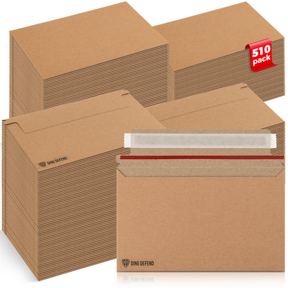7’’ x 4.35’’  Machinable Card Shipping Envelopes - Kraft
