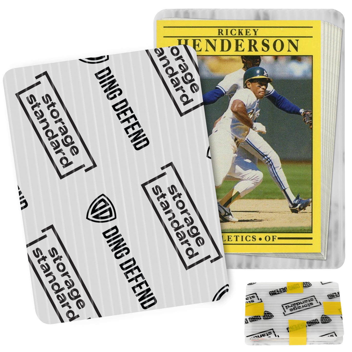 3" x 4" Team Bag Shipping Protectors - Classic White