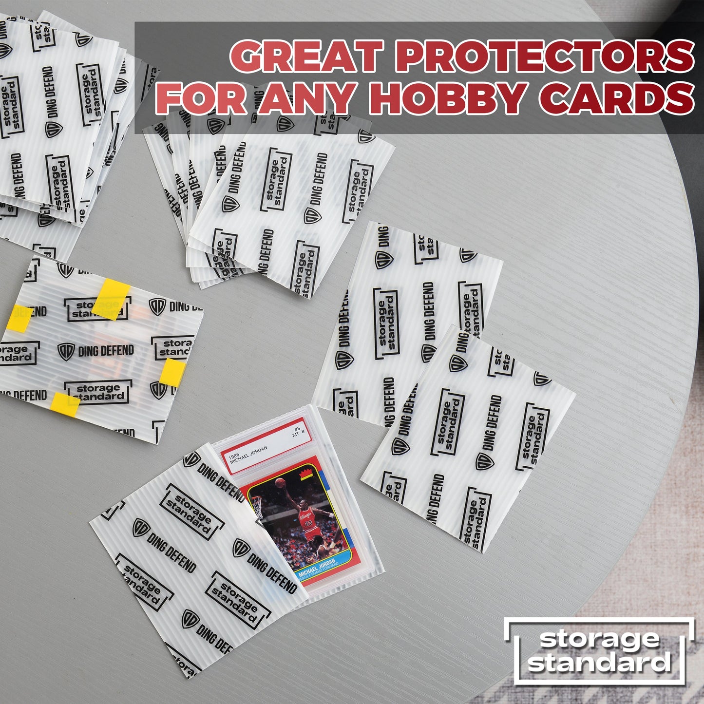 Trading Card Shipping Protectors, 4'' x 6''