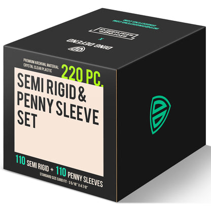 Semi-rigid Holders and Penny Sleeves - Dual Protection Trading Card Sleeves