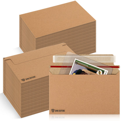 7’’ x 4.35’’  Machinable Card Shipping Envelopes - Kraft