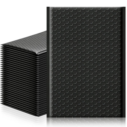 6" x 10" Bubble Mailers - Black