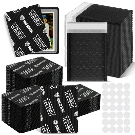 3.5’’ x 4.5" Card Shipping Complete Kits - Black