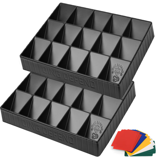 2-Pack Card Sorting Tray - Black