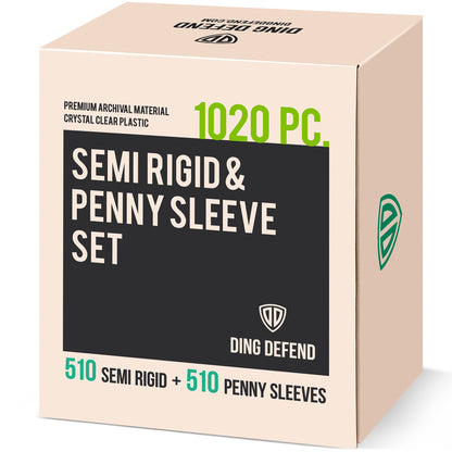 Semi-rigid Holders and Penny Sleeves - Dual Protection Trading Card Sleeves