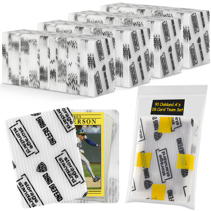 3" x 4" Team Bag Shipping Protectors - Classic White