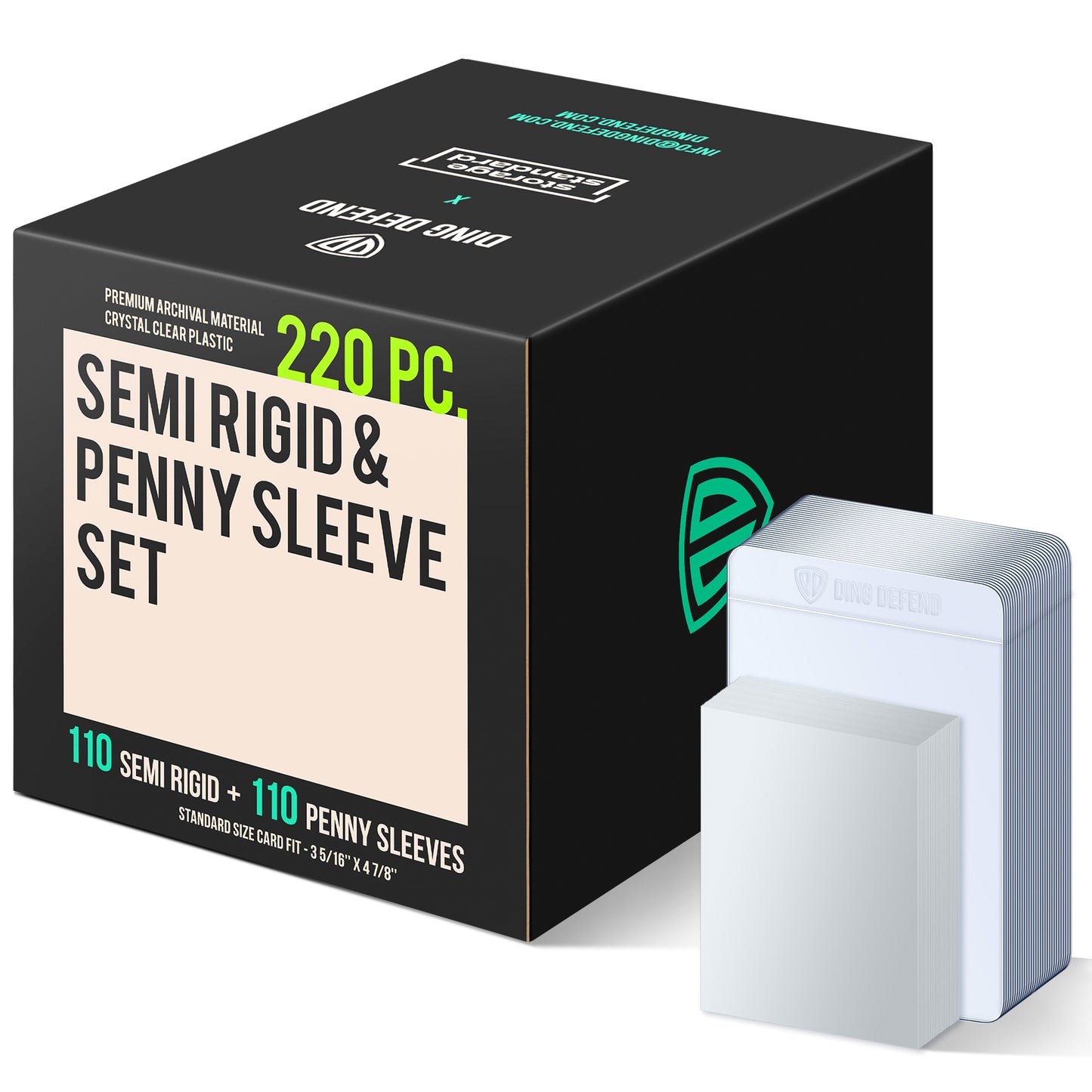 Semi-rigid Holders and Penny Sleeves - Dual Protection Trading Card Sleeves