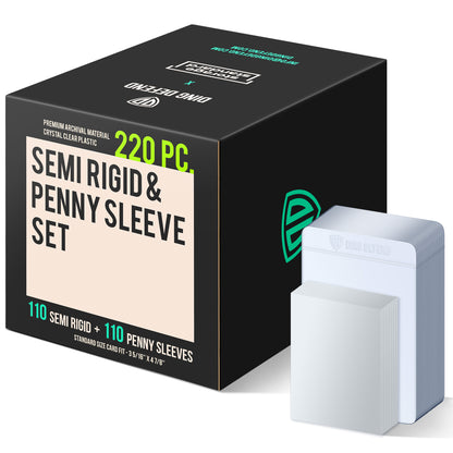Semi-rigid Holders and Penny Sleeves - Dual Protection Trading Card Sleeves