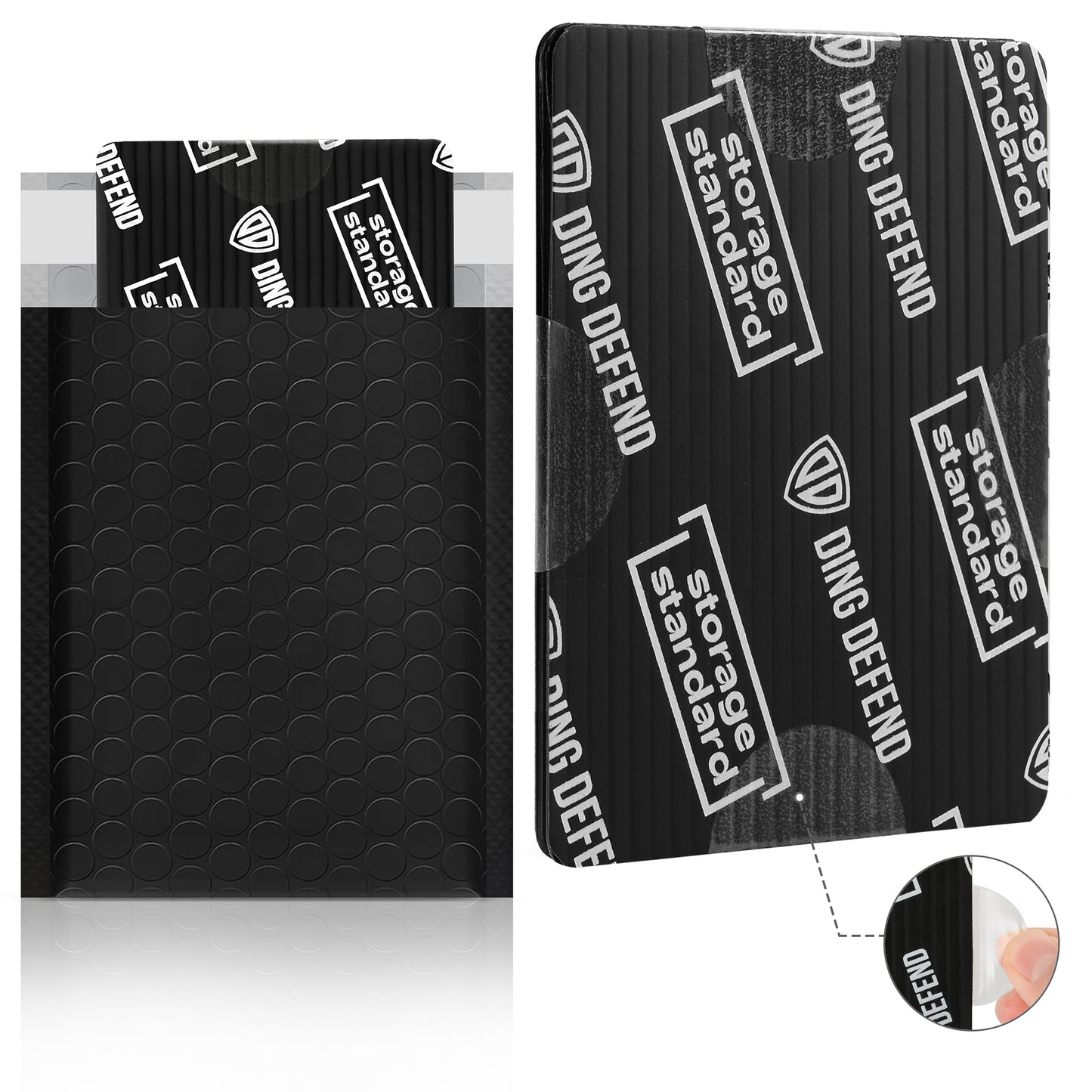 3.5’’ x 4.5" Card Shipping Complete Kits - Black