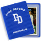 Trading Card Shipping Protectors, 3.5" x 4.5", Ding Defend Shipping Supplies, Blue Classic Baseball Design