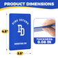 Trading Card Shipping Protectors, 3.5" x 4.5", Ding Defend Shipping Supplies, Blue Classic Baseball Design