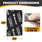 Ding Defend 110-Pack Trading Card Protector Shipping by Storage Standard - 3.5 x 4.5 Inch Black Hobby Card Shipping Supplies w/ Rounded Corners, Lightweight & Reusable for Raw Top Loaders, Semi-Rigids, Team Bags