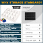 Trading Card Sorting Tray - Stackable Trading Card Organizer, 15-Compartment, White, Includes Dividers