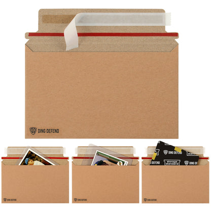 7’’ x 4.35’’  Machinable Card Shipping Envelopes - Kraft