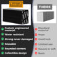 Ding Defend 110-Pack Trading Card Protector Shipping by Storage Standard - 3.5 x 4.5 Inch Black Hobby Card Shipping Supplies w/ Rounded Corners, Lightweight & Reusable for Raw Top Loaders, Semi-Rigids, Team Bags