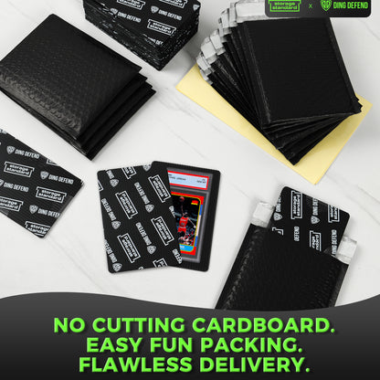 4" x 6" Card Shipping Complete Kits - Black