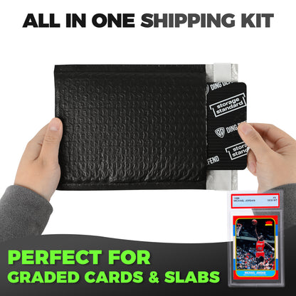 4" x 6" Card Shipping Complete Kits - Black