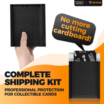 3.5’’ x 4.5" Card Shipping Complete Kits - Black