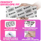 Envelope Size Shipping Protector Inserts - #10 Standard Envelope Size Trading Card Shipping Protectors