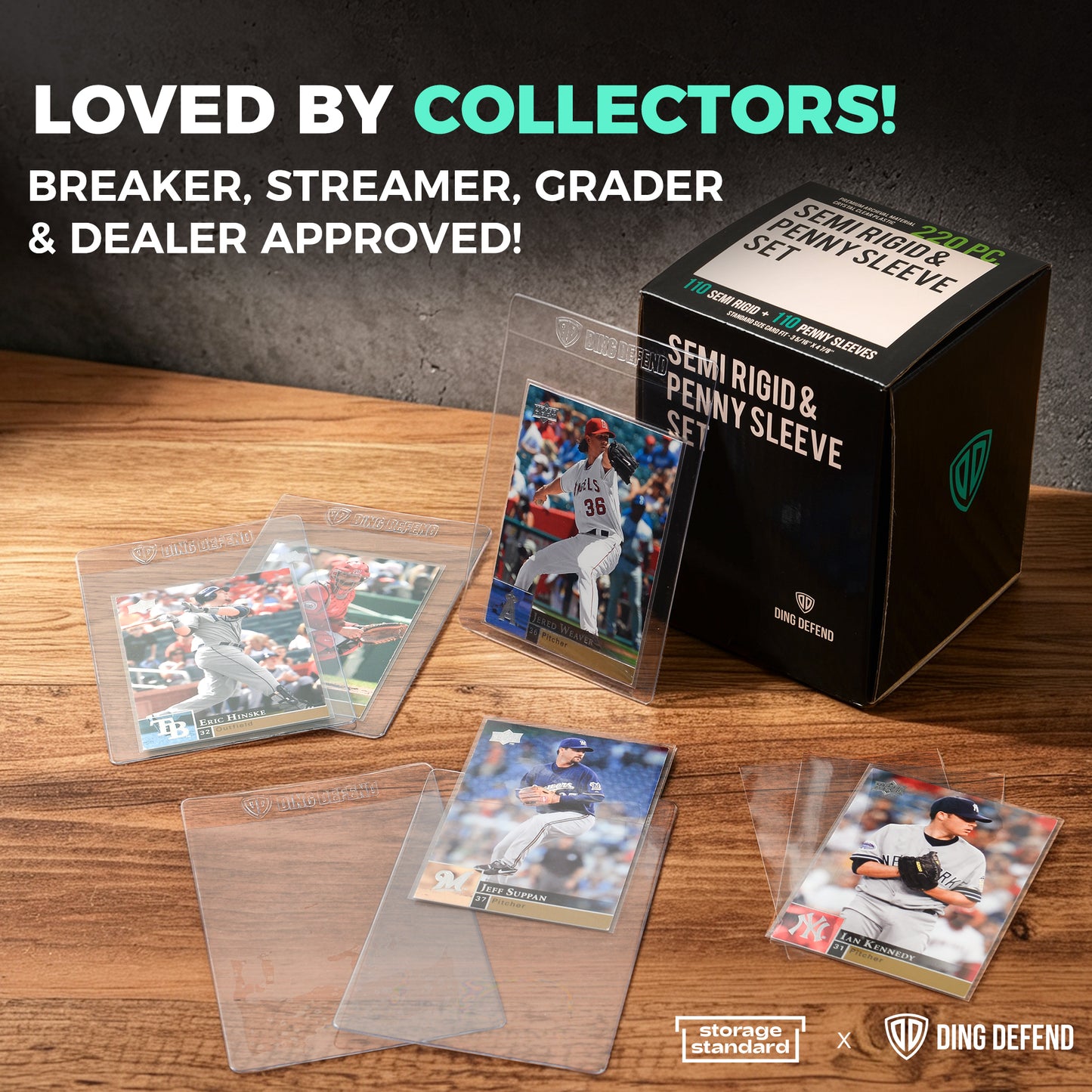 Semi-rigid Holders and Penny Sleeves - Dual Protection Trading Card Sleeves