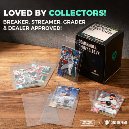Semi-rigid Holders and Penny Sleeves - Dual Protection Trading Card Sleeves