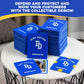 Trading Card Shipping Protectors, 3.5" x 4.5", Ding Defend Shipping Supplies, Blue Classic Baseball Design
