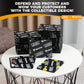 Ding Defend 110-Pack Trading Card Protector Shipping by Storage Standard - 3.5 x 4.5 Inch Black Hobby Card Shipping Supplies w/ Rounded Corners, Lightweight & Reusable for Raw Top Loaders, Semi-Rigids, Team Bags