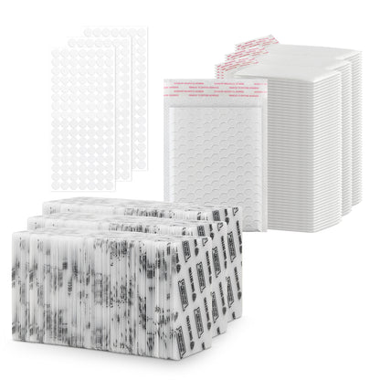 4" x 6" Card Shipping Complete Kits - White