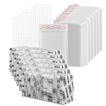 3.5’’ x 4.5" Card Shipping Complete Kits - White