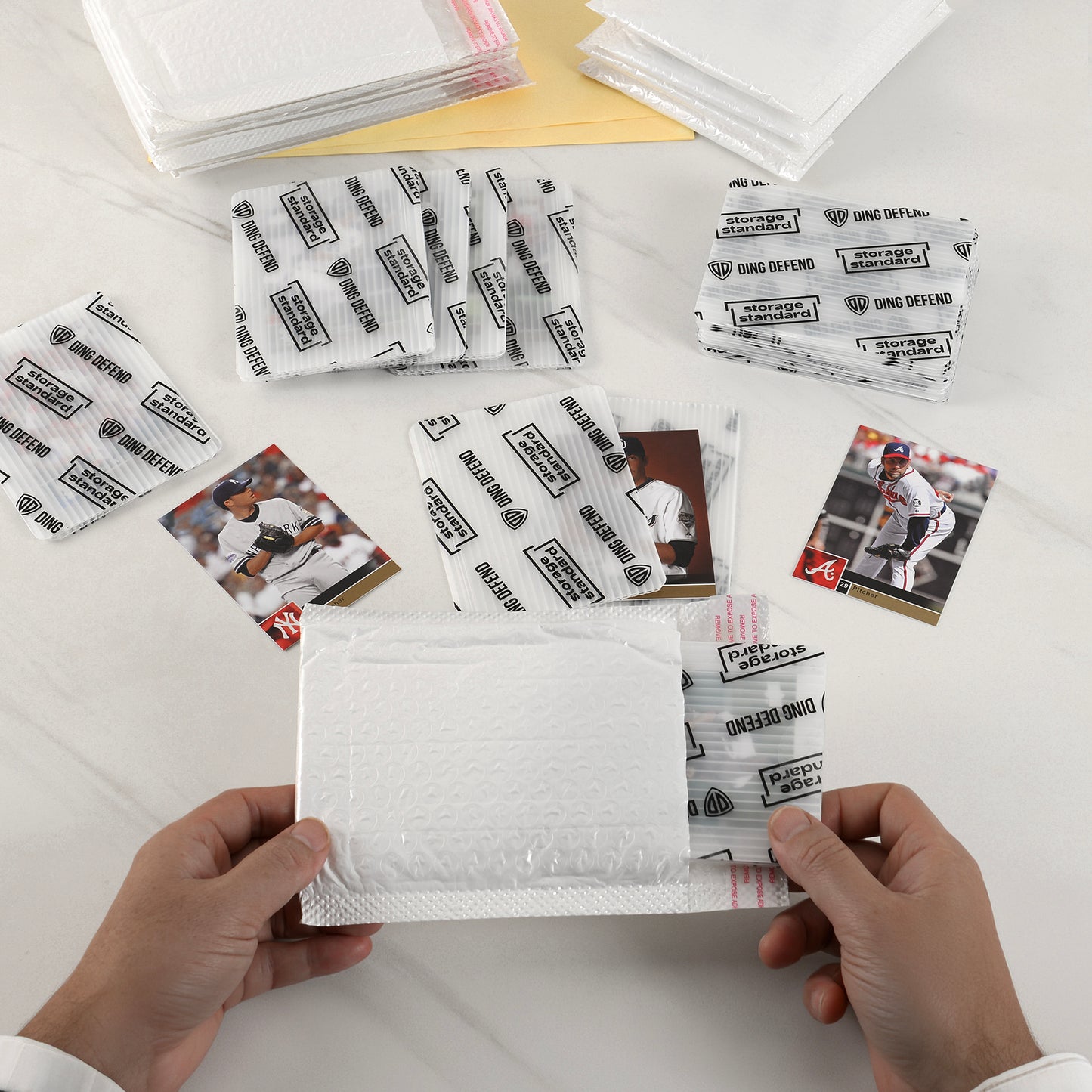 3.5’’ x 4.5" Card Shipping Complete Kits - White