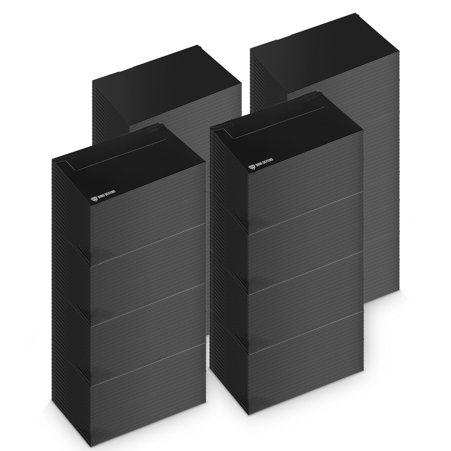 7’’ x 4.35’’  Machinable Card Shipping Envelopes - Black