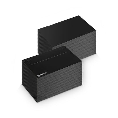 7’’ x 4.35’’  Machinable Card Shipping Envelopes - Black