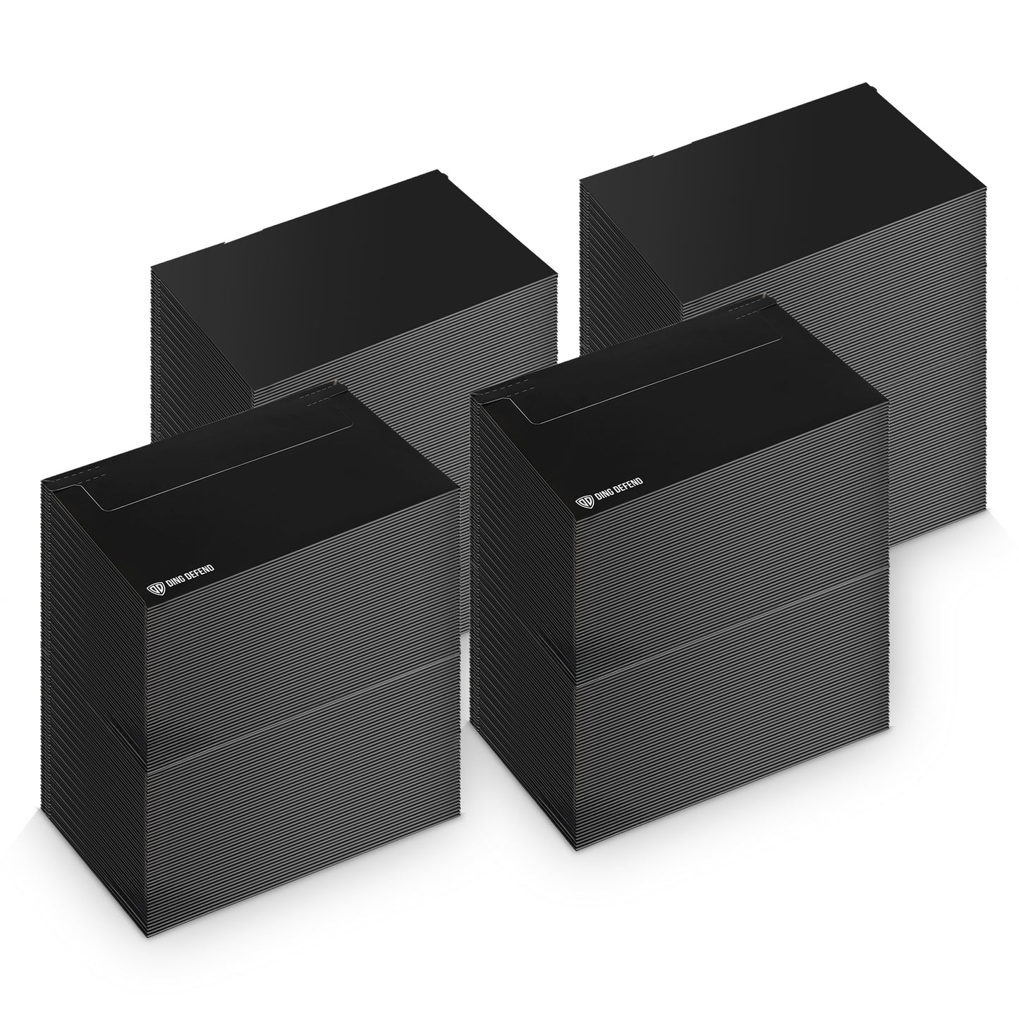 7’’ x 4.35’’  Machinable Card Shipping Envelopes - Black
