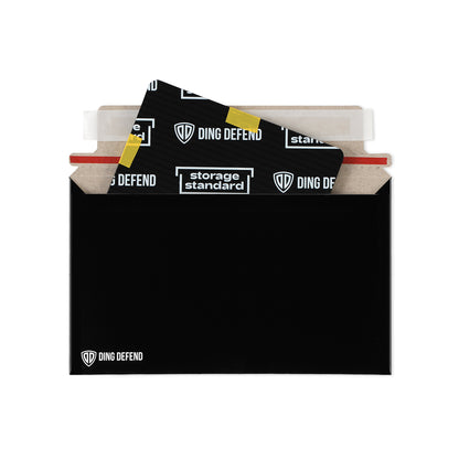 7’’ x 4.35’’  Machinable Card Shipping Envelopes - Black